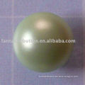 round green pearl button